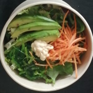 Salade met zeewier